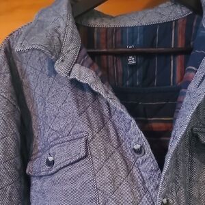 George Men's Quilted Blue Jacket
